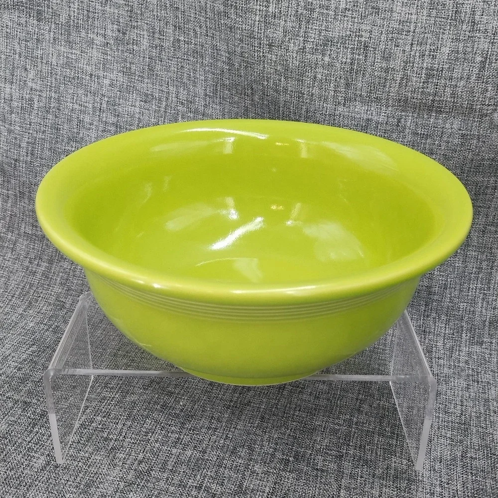 Fiesta Chartreuse Medium & Small Flared Mixing Bowl Set Free Shipping